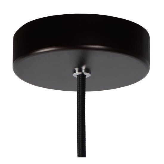 Lucide ZINO - Hanglamp - Ø 10 cm - 1xE27 - Fumé
