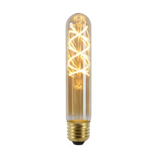 Lucide T32 - Filament lamp - Ø 3 cm - LED Dimming. - E27 - 1x4.9W 2200K - Amber