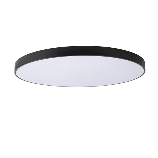 Lucide UNAR - Lámpara de techo - Ø 80 cm - LED Dimming - LED - 3 StepDim - 1x80W 2700K - Negro