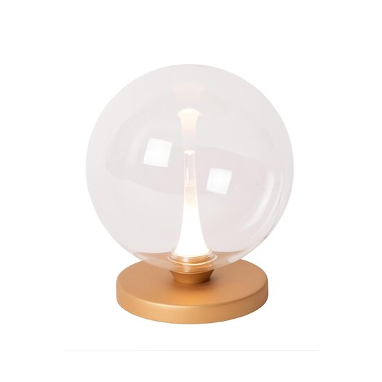 LUCIDE Lucide GISELA - Table lamp - Ø 16 cm - LED Dimb. - 1x5W 2700K - Transparent
