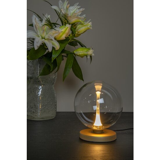 LUCIDE Lucide GISELA - Table lamp - Ø 16 cm - LED Dimb. - 1x5W 2700K - Transparent