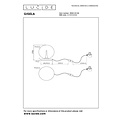 Lucide GISELA - Table lamp - Ø 16 cm - LED Dimb. - 1x5W 2700K - Transparent