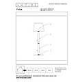 LUCIDE LUCIDE TYON - Lámpara de mesa exterior regulable con protección IP65