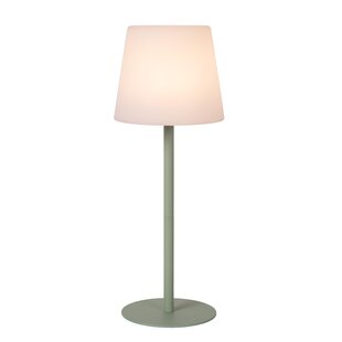 Lucide TYON - Lámpara de mesa recargable para interior/exterior - Batería - LED regulable - IP65 - Verde