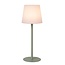Lucide TYON - Lámpara de mesa recargable para interior/exterior - Batería - LED regulable - IP65 - Verde