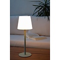 Lampe de table rechargeable Lucide TYON - Intérieur/Extérieur - Batterie - LED à intensité variable - IP65 - Verte