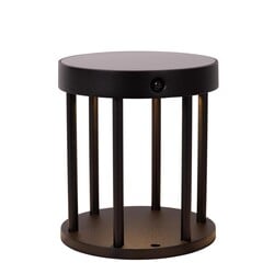 Lucide JACKSON - Lámpara de pedestal - Energía solar - Ø 16 cm - Regulación LED. - 1x2W 2850K/3150K - IP54 - Sensor día/noche - Negro