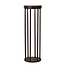 LUCIDE Lucide JACKSON - Lampe sur pied - Énergie solaire - Ø 16 cm - LED Dimming - LED - 3 StepDim - 1x2W 2850K/3150K - IP65 - Capteur jour/nuit - Noir