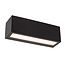 LUCIDE Lucide SUTTON - Wandlamp - Zonne-energie - LED - 1x1,5W 2700K/3000K - IP54 - Dag/nacht sensor - Zwart