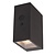 Lucide BOLTON - Wall lamp - Solar energy - LED Dimb. - 1x1W 2850K/3150K - IP54 - Day/night sensor - Black