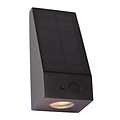 Lucide IRWIN - Applique - Énergie solaire - LED Gradation. - 1x2W 2850K/3150K - IP54 - Capteur jour/nuit - Noir