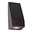 LUCIDE Lucide IRWIN - Wandlamp - Zonne-energie - LED Dimb. - 1x2W 3000K - IP54 - Beweging & dag/nacht sensor - Zwart
