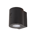 Lucide PERTH - Wandleuchte - Solarenergie - LED-Dimmung. - 1x1W 2850K/3150K - IP65 - Tag-/Nachtsensor - Schwarz