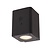 Lucide RAMIN - Wandlamp - Zonne-energie - LED Dimb. - 1x1W 2850K/3150K - IP54 - Dag/nacht sensor - Zwart