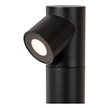 LUCIDE Lucide IBAMBA - Sockelleuchte - LED - 1x6W 3000K - IP65 - Schwarz