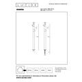 LUCIDE Lucide IBAMBA - Lámpara de Exterior - LED - 2x6W 3000K - IP65 - Negra - Ideal para iluminación exterior elegante