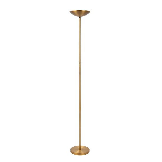 Lucide ZENITH - Lámpara de pie - Ø 25,4 cm - LED Dim. - 1x20W 3000K - Oro Mate / Latón