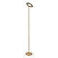 Lucide ZENITH - Floor lamp - Ø 25.4 cm - LED Dimb. - 1x20W 3000K - Matt Gold / Brass