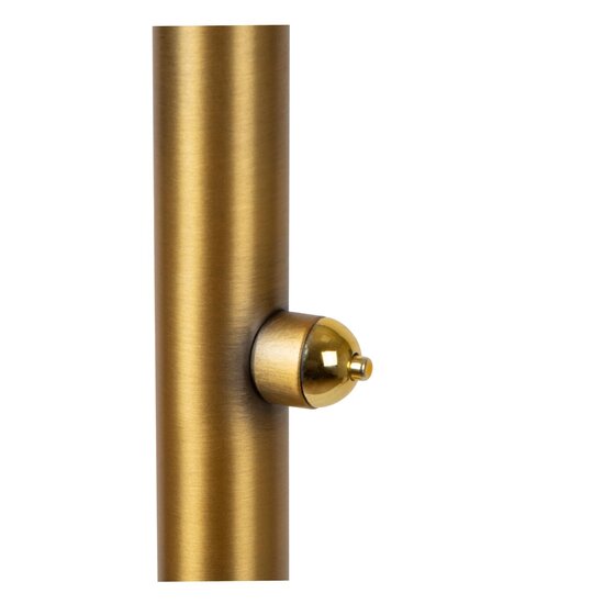 Lucide ZENITH - Lámpara de pie - Ø 25,4 cm - LED Dim. - 1x20W 3000K - Oro Mate / Latón