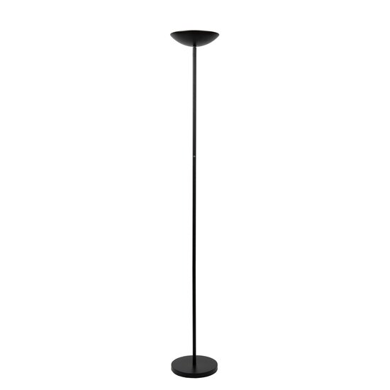 Lucide ZENITH - Floor lamp - LED Dimmable - 1x20W 3000K - Black