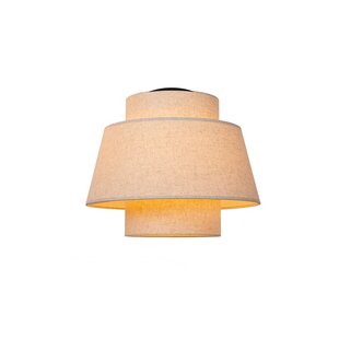 Lucide TRIBUTE - Plafonnière - Ø 40 cm - 1xE27 - Beige