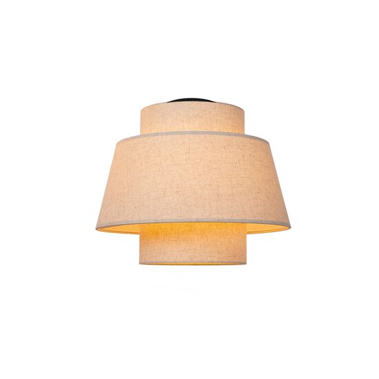 Lucide TRIBUTE - Plafonnier - Ø 40 cm - 1xE27 - Beige