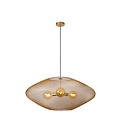 Lucide MESH - Hanging lamp - Ø 85 cm - 3xE27 - Matt Gold / Brass