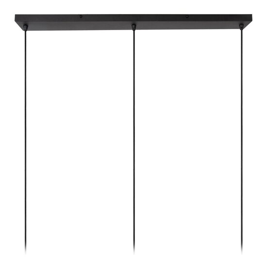 Lucide CIRCLE - Pendant lamp - 3xE27 - Black