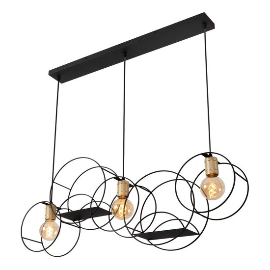 LUCIDE Lucide CIRCLE - Suspension - 3xE27 - Noir