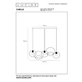LUCIDE Lucide CIRCLE - Pendant Lamp - 3xE27 - Black