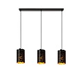 Lucide ALMELO - Lámpara colgante - 3xE27 - Negro