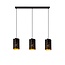 LUCIDE Lucide ALMELO - Lámpara colgante - 3xE27 - Negro