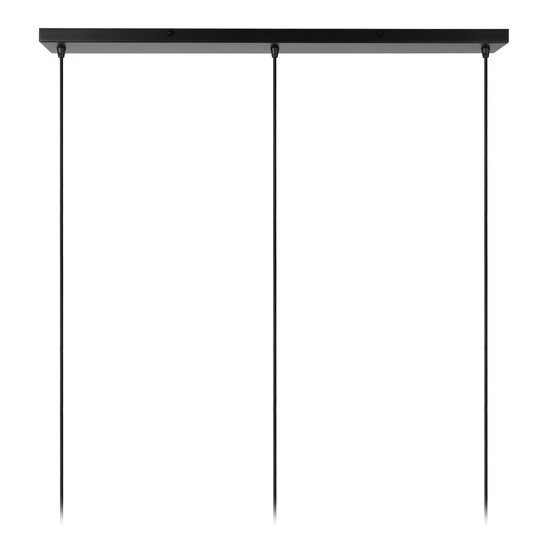 Lucide ALMELO - Hanglamp - 3xE27 - Zwart