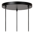 Lucide ALMELO - Pendant lamp - 3xE27 - Black