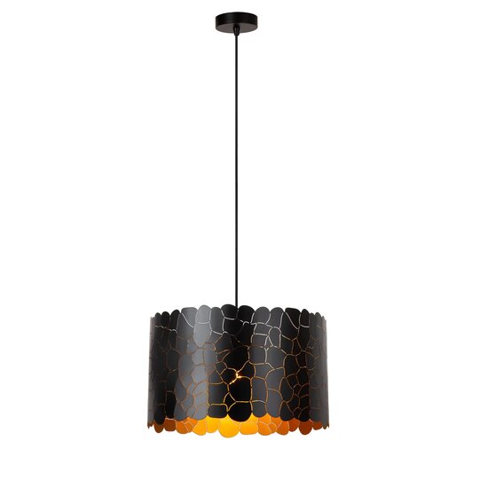Lucide ALMELO - Lampe à suspension - Ø 40 cm - 1xE27 - Noir