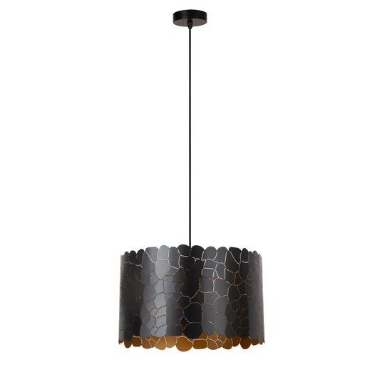 Lucide ALMELO - Pendant lamp - Ø 40 cm - 1xE27 - Black