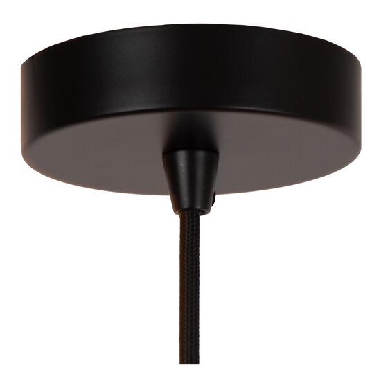 Lucide ALMELO - Pendant lamp - Ø 40 cm - 1xE27 - Black