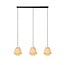 LUCIDE Lucide TRIBUTE - Hanglamp - 3xE27 - Beige - Creëer een warme sfeer in uw interieur