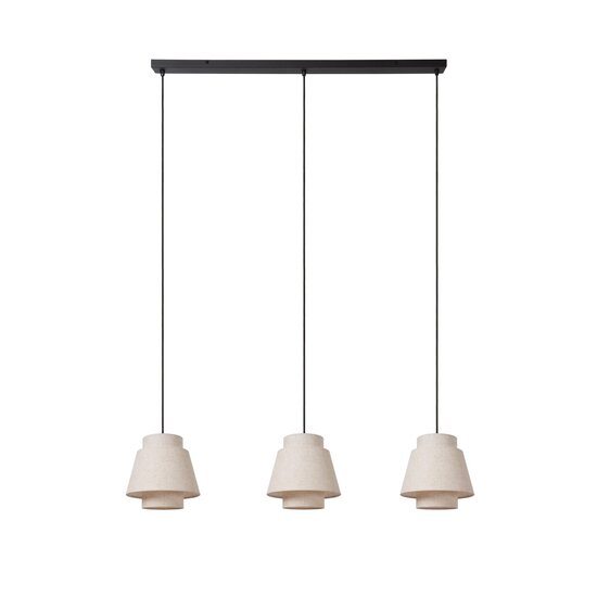Lucide TRIBUTE - Hanglamp - 3xE27 - Beige