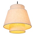 LUCIDE Lucide TRIBUTE - Lámpara colgante - 3xE27 - Beige