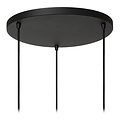 LUCIDE Lucide TRIBUTE - Hanglamp - Ø 76 cm - 3xE27 - Geschikt voor vide en hoge plafonds - Beige