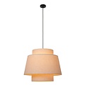 LUCIDE Lucide TRIBUTE - Lámpara colgante - Ø 60 cm - 1xE27 - Beige
