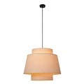 LUCIDE Lucide TRIBUTE - Lampe à suspension - Ø 60 cm - 1xE27 - Beige