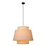 Lucide TRIBUTE - Lámpara colgante - Ø 60 cm - 1xE27 - Beige