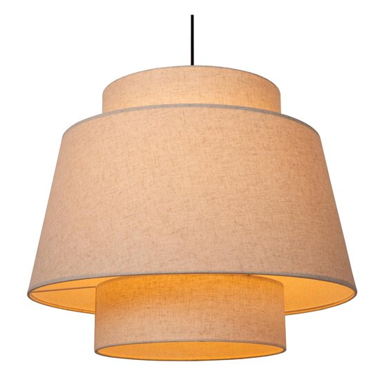 LUCIDE Lucide TRIBUTE - Hängelampe - Ø 60 cm - 1xE27 - Beige