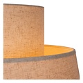 LUCIDE Lucide TRIBUTE - Hanglamp - Ø 60 cm - 1xE27 - Beige