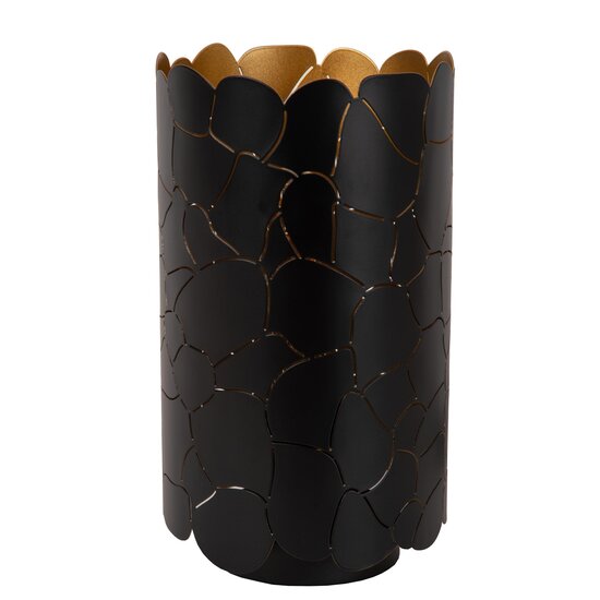 Lucide ALMELO - Lampe à poser - Ø 15 cm - 1xE27 - Noir