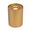 Lucide TUBE - Tafellamp - Ø 9,6 cm- LED 3 StepDim - GU10 - 1x5W 2600K/2800K - Mat Goud / Messing