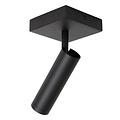 LUCIDE Lucide GRADO - Spot Plafonnier - 1xGU10 (MR11) - Noir - Créez une ambiance chaleureuse