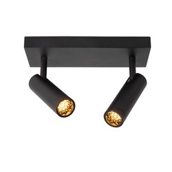 Lucide GRADO - Plafondspot - 2xGU10 (MR11) - Zwart